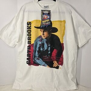Vintage Garth Brooks Tour T-Shirt 90s Country Concert Hanes Beefy XL NWT